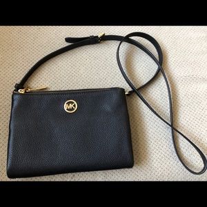 Michael Kors double zip crossbody